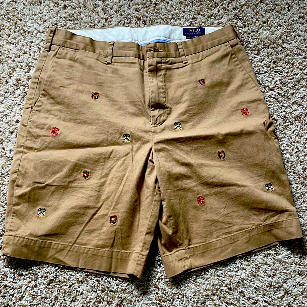Polo Ralph Lauren all over embroidered shorts